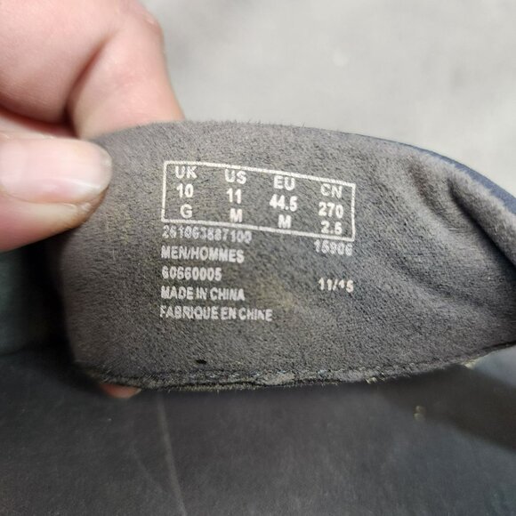 Clarks Shoes Mens Size 11 Gray Slip On Flip Flop Thong Sandals - Picture 8 of 9